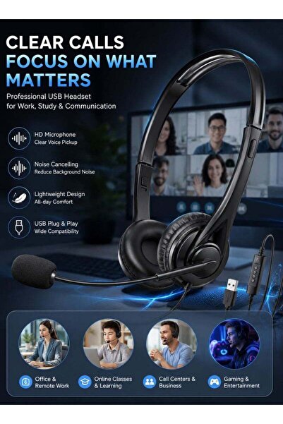Bukela Microphone & Noise Cancelling Headphones