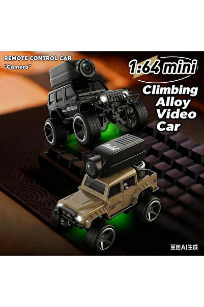 inwelt Mini Kamera Arabalı Rc Off-Road Araç KF32 1:64, Fpv Canlı Görüntü Akta...