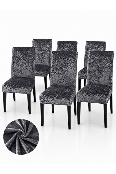 delfin HomeRoy Huse Catifea pentru Scaune – Set 6 Bucăți