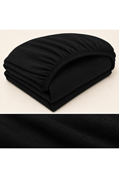 nnevora Single Elastic Combed Cotton Bed Sheet 100X200+27 cm 4 Sides Elastic
