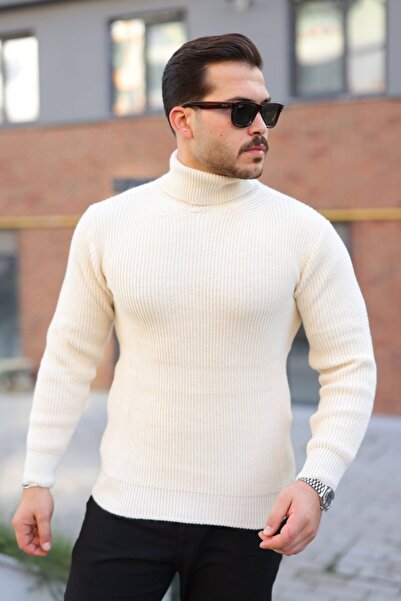 UFC 1985 TOP BRAND Men's Turtleneck Knitted Sweater