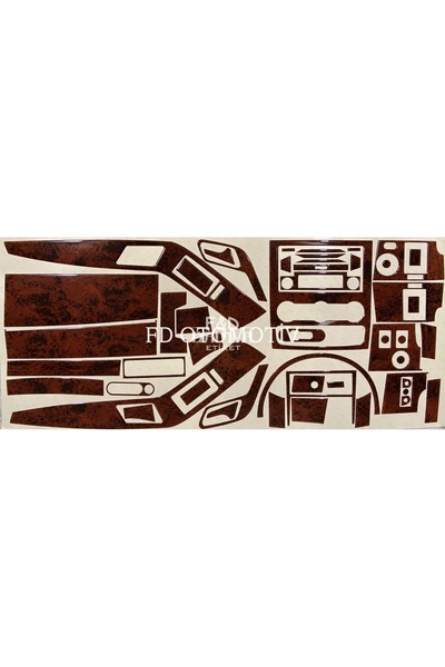 FD Damla Etiket Mercedes Sprinter 2006-2019 Dashboard Console Trim Chest Maho...