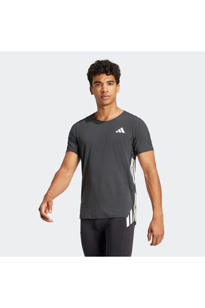adidas Adizero Running Men's Black T-Shirt (Jf3473)