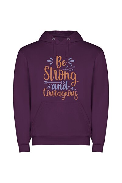iLovePrints Unleashed Strength: Fearless & Fierce Φούτερ με κουκούλα σε χρώμα...