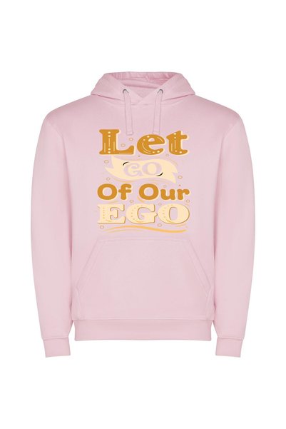iLovePrints Ego Engorges, Unity Soars Φούτερ με κουκούλα σε χρώμα Ροζ