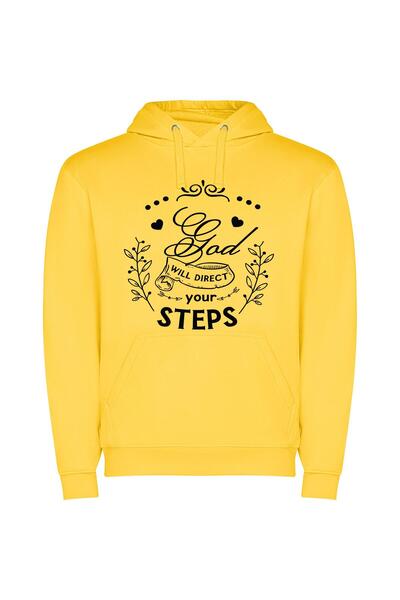 iLovePrints Divine Steps: Illustrated Elegance Φούτερ με κουκούλα σε χρώμα Κί...