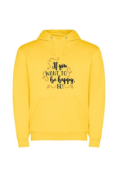 iLovePrints Euphoric Bliss: Embrace Happiness! Φούτερ με κουκούλα σε χρώμα Κί...
