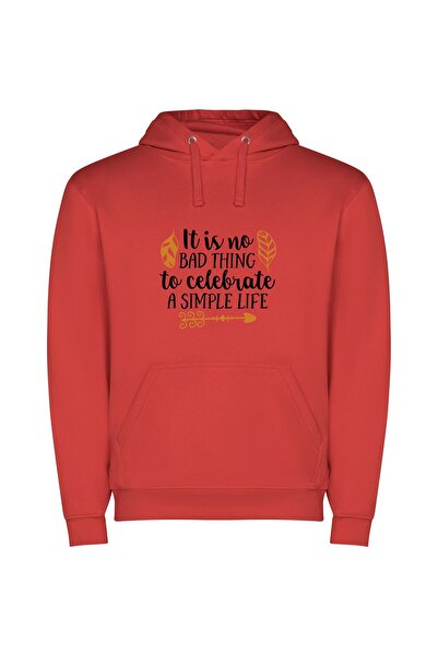 iLovePrints Simplicity Revered, Life Emboldened Φούτερ με κουκούλα σε χρώμα Κ...