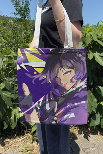 ZipZap Tekken V5 Double-Sided Canvas Print Tote Bag Computer Gaming Video Game