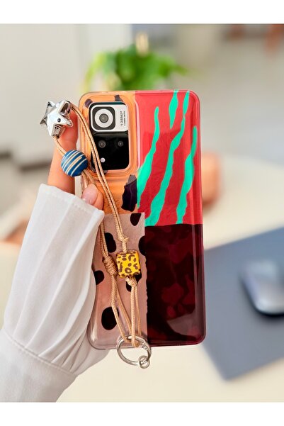 Go Aksesuar Redmi Note 11 Pro ve 12 Pro 4g Uyumlu SHİNE Charm LEOPAR Oyuncakl...