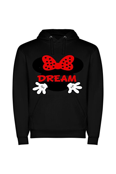 iLovePrints Dream Magic Φούτερ με κουκούλα σε χρώμα Μαύρο