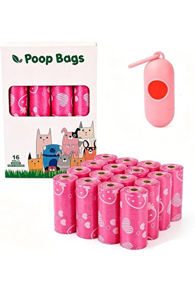 HQAdvance Dog Poop Bags 16 Rolls with Dispenser – Pet Waste Bags & Poop Bags ...