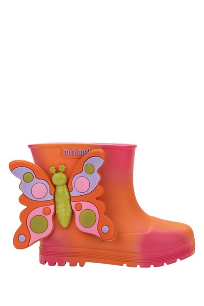 Mini Melissa Girl's Welly Wonderland Bb Rain Boots 21-29 Pink