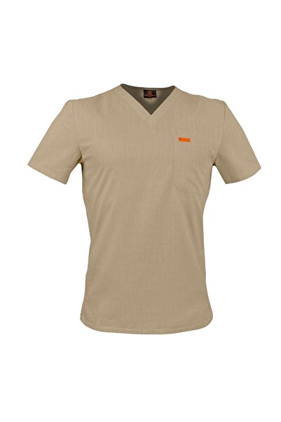 Royal Scrub Men's slim fit medical blouse with four pockets