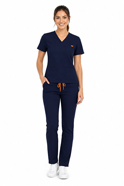 Royal Scrub Premium Royal Scrubs Women's Medical Set – Slim Fit, 3-pocket Blo...