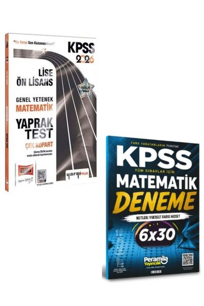 Yargı Yayınları Yargı 2026 KPSS Lise-Ön Lisans Matematik Çek Kopart Yaprak Te...