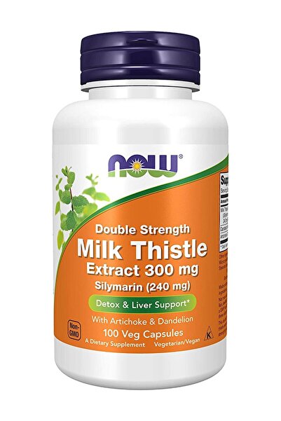 Now Foods Silymarin Milk Thistle Extract 300mg 100 Veg Capsules