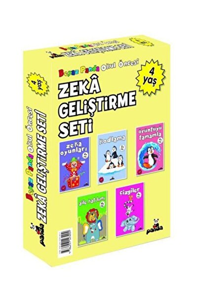 Beyaz Panda Yayınları 4 Year Old Intelligence Development Set - 5 Book Set
