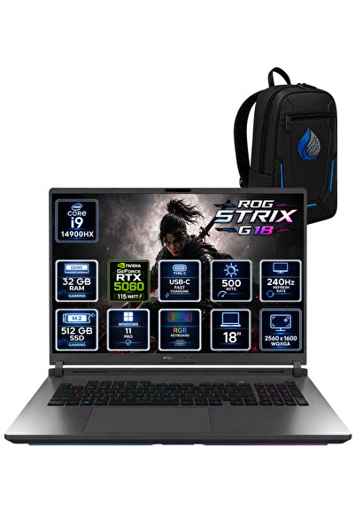 ASUS ROG Strix G18 Intel Core i9-14900HX 32 GB DDR5 512 GB SSD RTX 5060 8 GB ...