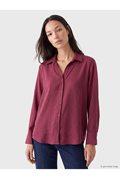 LC Waikiki Purple Modal Blend Women's Shirt