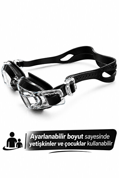 İMVULA Yüzme Gözlüğü Ayarlanabilir Yetişkin-Çocuk Havuz Deniz Gözlüğü