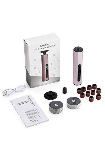Choice Gold Aluminum Alloy Electric Foot Grinder 9 Speeds Rechargeable Callus...