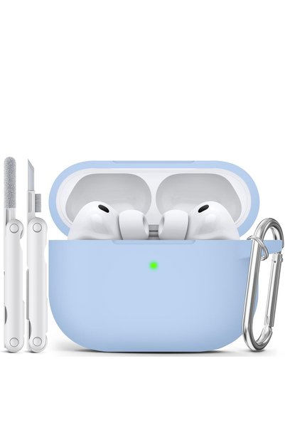 Choice10 for AirPods Pro 3 Sky Blue with Pen for AirPods Pro 3 Case with Clea...