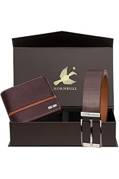 HORNBULL محفظة جلدية رجالية باللون الكحلي من دينال مع خاصية حجب إشارات RFID |...