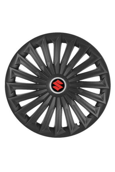 Autohelix MSA Set de 4 capace de roată Joy Black R17 pentru vehicule Suzuki