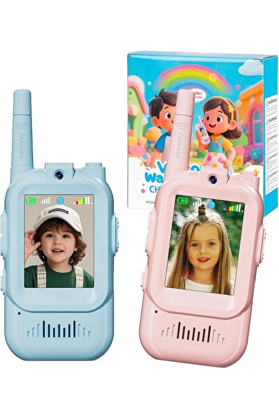 Generic Brand Kids Video Walkie Talkies Rechargeable 2-Pack Toy with Screen P...