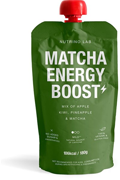 OEM ENERGY BOOST MIX of pureed apple, kiwi, pineapple, matcha, 180 g
