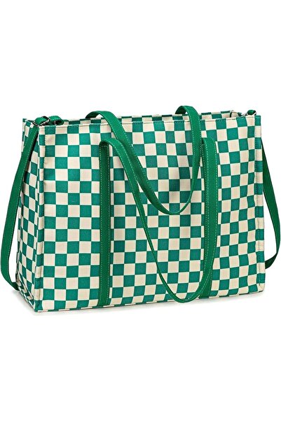 BTOOP Laptop Tote Bag for Women Work 15.6 inch Canvas Shoulder Bags Computer ...