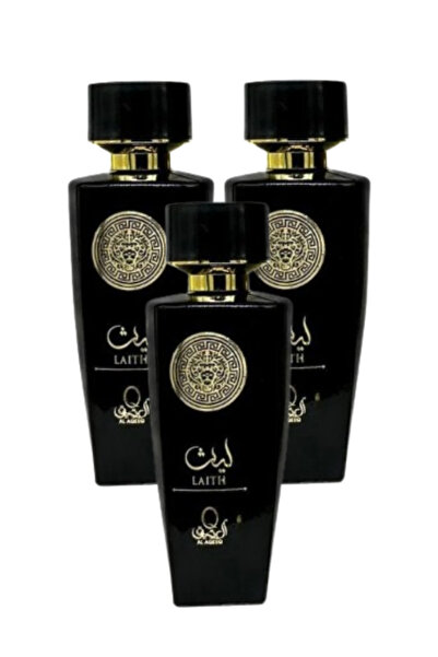 Al aqeeq 3 قطع من عطر لايث 100 مل