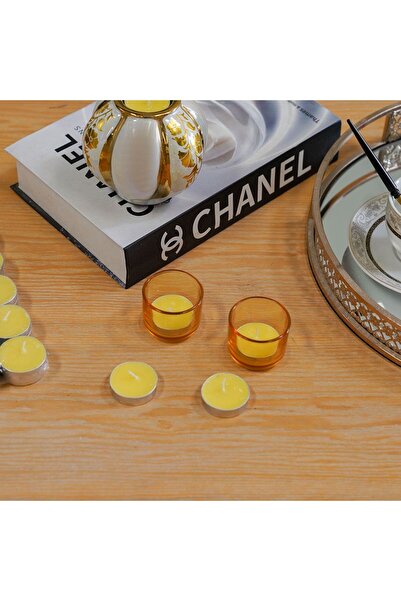 Amara 50 Pc Scented T Light Candle Lemon Grass