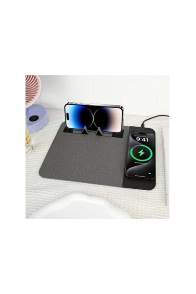 HXD Zoomlion 3-in-1 Wireless Charging Mouse Pad with Mobile Stand – Fast Qi C...