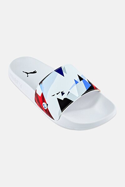 Puma Men Leadcat 2,0 Graphic Slip On Slides, White