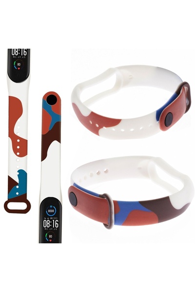 Hurtel Curea Camo din Silicon pentru Xiaomi Mi Band 4 3, Model 8