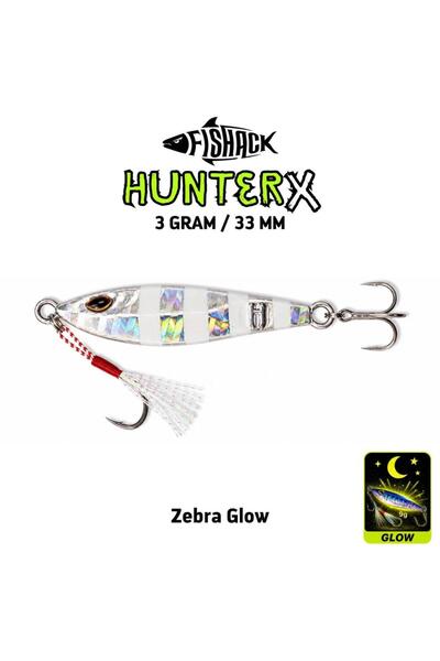 Fishack Metal Jig Yem - Hunterx - 3g 33mm - Micro Jig