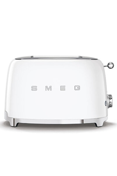 SMEG Prăjitor de pâine stil anii '50 TSF01WHEU, 950 W, 2 felii, 6 setări, Tav...