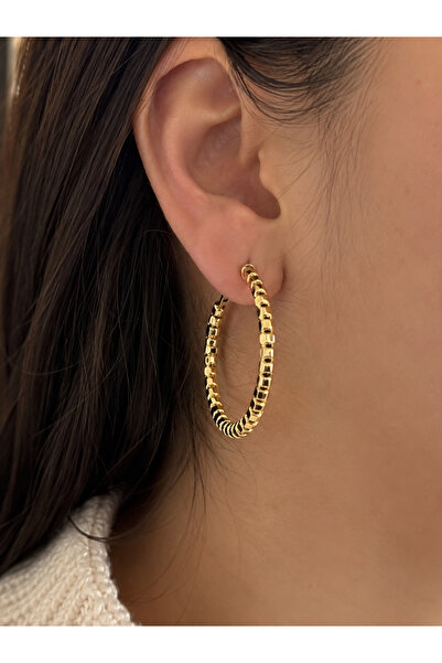 XUPING JEWELRY 14K RENGİ TOPCUK MODEL ÇELİK KÜPE