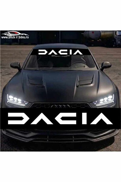 StickITsibiu Dacia Αντηλιακό Σκίαστρο - Αυτοκόλλητα Αυτοκινήτου |   Ανθεκτικό...