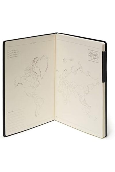 Yıldızan 3K_Store Bindungen Mynot00 Notebook, 17 X 24 cm 17 X 24 cm Black 3K_...