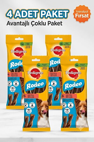 Pedigree Rodeo Sığırlı Köpek Ödül Maması 4'lü 70 g X 4 paket