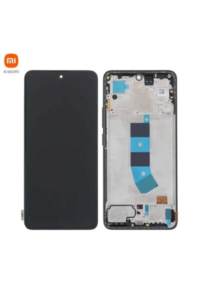 Xiaomi Γνήσια Οθόνη Και Μηχανισμός Αφής Με Πλαίσιο Μαύρο Redmi Note 13 4G (Se...
