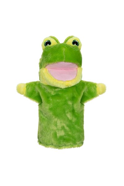 OEM Păpușă de mână Broască Verde pentru Teatru pentru Copii - 28cm