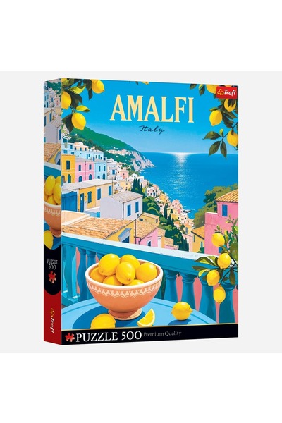 Trefl Amalfi, Italia - Puzzle de 500 de piese de calitate premium - Scenă cos...