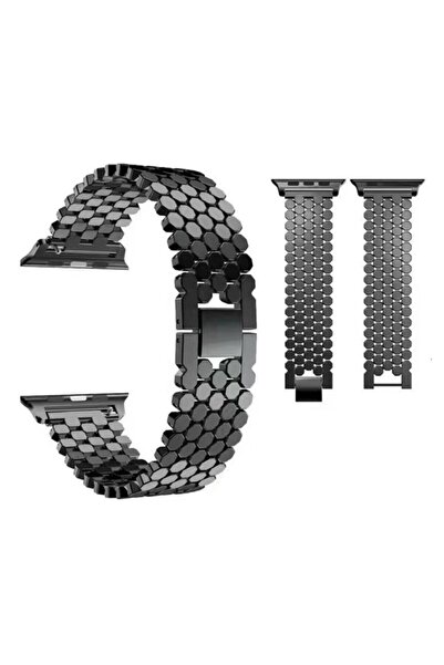 OEM Μεταλλικό Λουράκι για Apple Watch 38mm / 40mm / 41mm Μαύρο