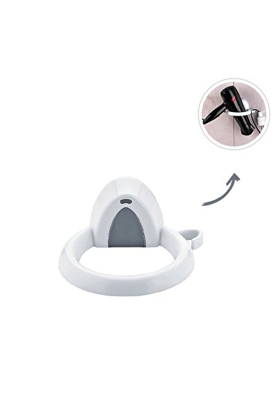 OSKA GLOBAL Plastic Hair Dryer - Blow Dryer Hanger Adhesive - Wall Mounted