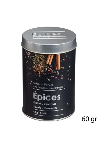FİVE Recipient pentru condimente 60g, metalic, Negru - Ediția Neagră