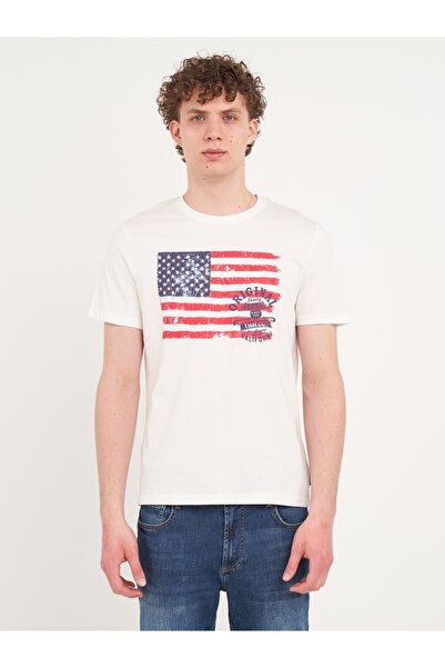 Timeout - Tricou barbat cu maneca scurta si imprimeu grafic